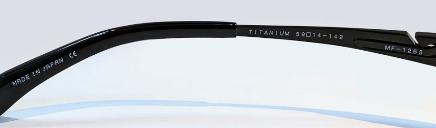 眼鏡フレームテンプル